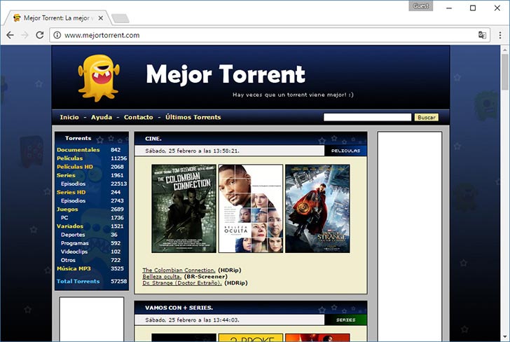 Mejor Torrent torrent tracker