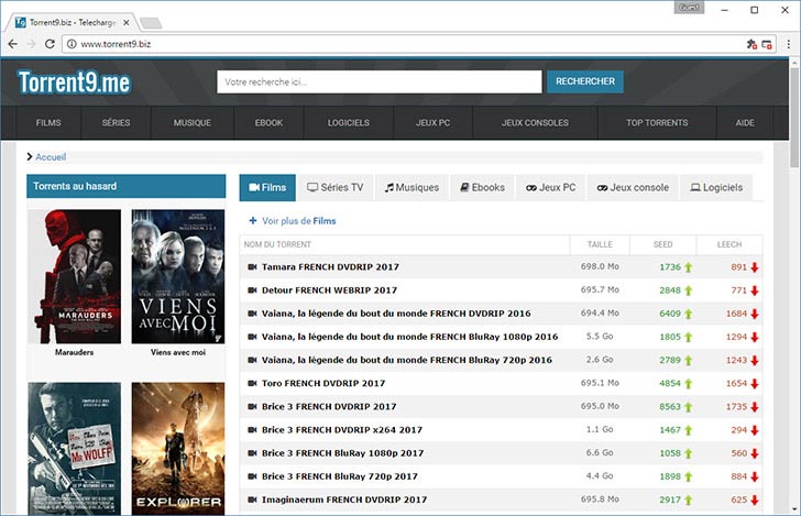 Torrent9 torrent tracker